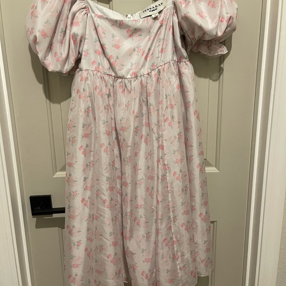 JessaKae Medium Floral pink dress. Ballet, fully lined - Picture 7 of 11